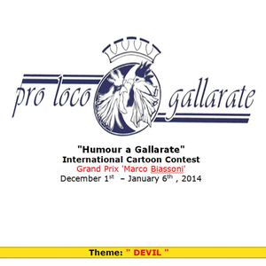 "Humour a Gallarate"International Cartoon Contest/Italy 2013-2014