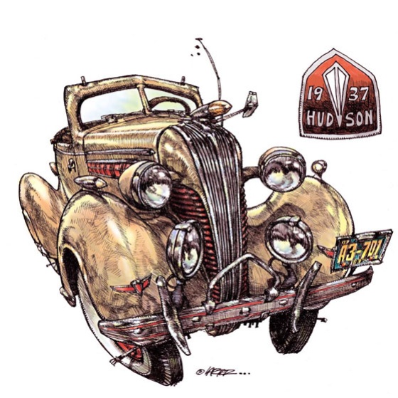 old car cartoon