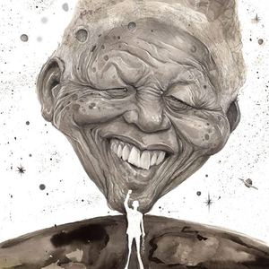 Nelson Mandela by David Rowe/Best Caricature-2013