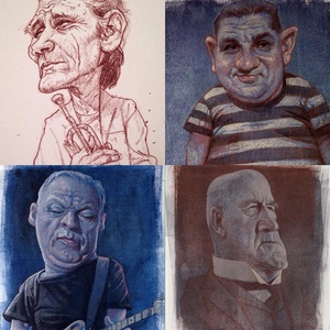 Gallery of caricatures by C. F. Payne