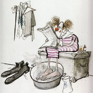 Gallery of cartoon by Ronald Searle-UK