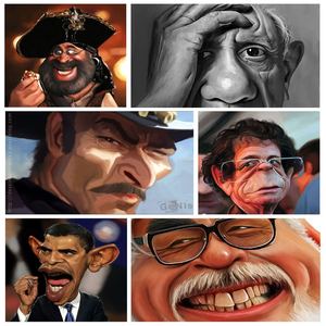 Gallery of Best Caricatures of Iranian & World Artists