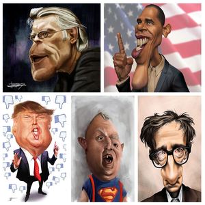 Gallery of Best Caricatures of World Artists