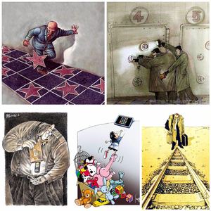 Gallery Of Selected Cartoons of World Artists